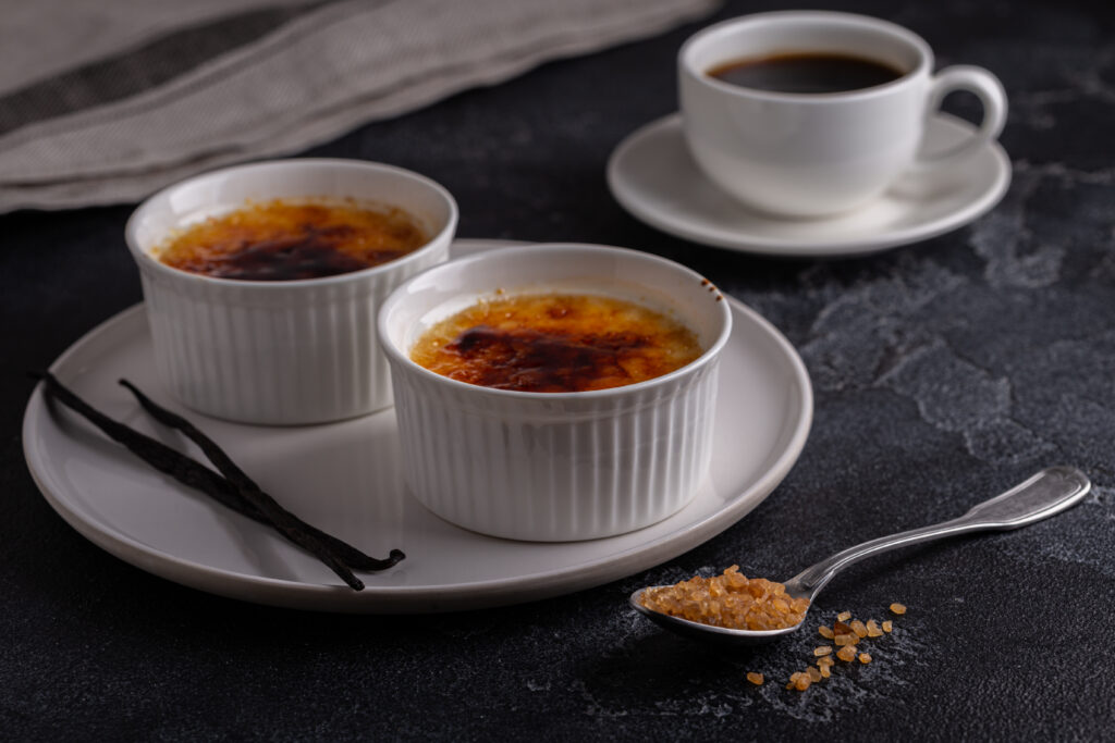 Technique of Torching Crème Brûlée