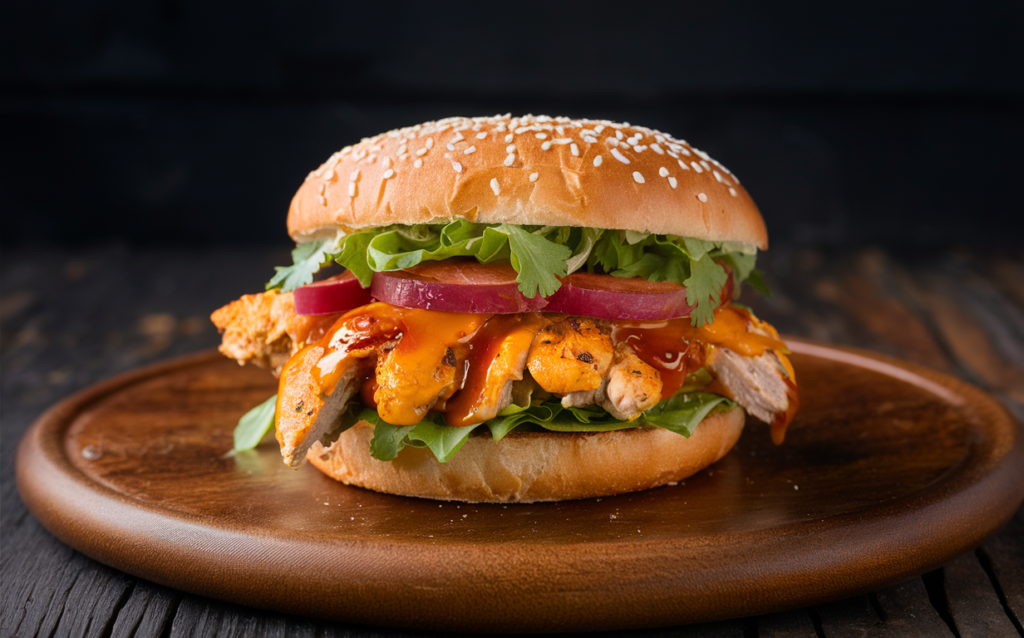 Grilled Chicken of the Woods Sandwich